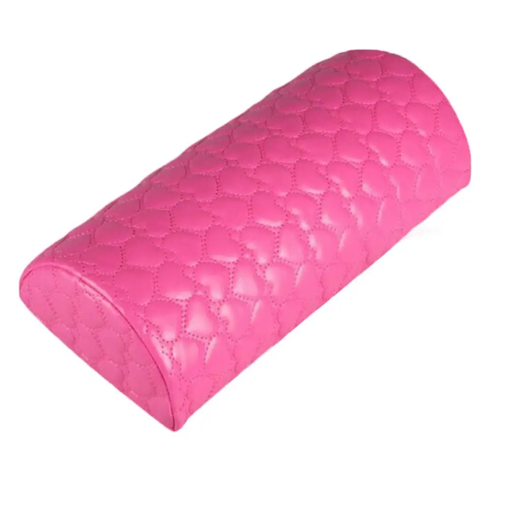 Table Hand Cushion Pillow Holder Love Heart Soft Faux Leather Nail Art Pillow Manicure Hand Arm Rest Cushion Pedicure Tool nail art hand pillow nail hand rest nail arm rest