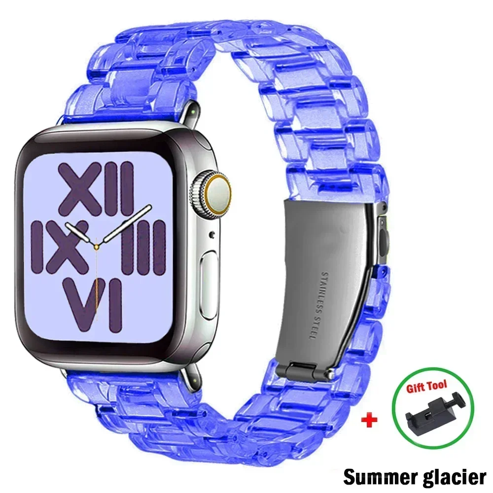 Enhanced Transparent Link Bracelet with Tool