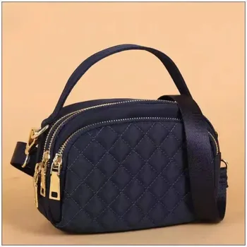 حقيبة يد نسائية صغيرة بخيط مطرز، حقيبة كتف أنيقة من أكسفورد، محفظة أنيقة مربعة الشكل، مناسبة للاستخدام اليومي 4