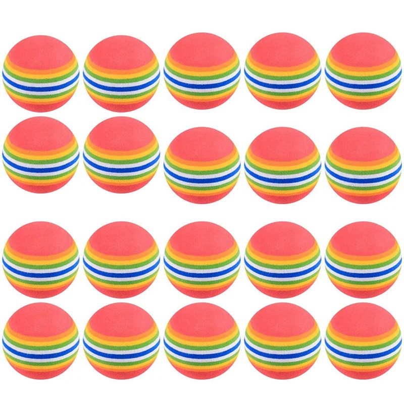 

20Pcs Golf Balls EVA Golf Training Balls Golf Practice Balls Soft Balls For Golf Practice Indoor Outdoor