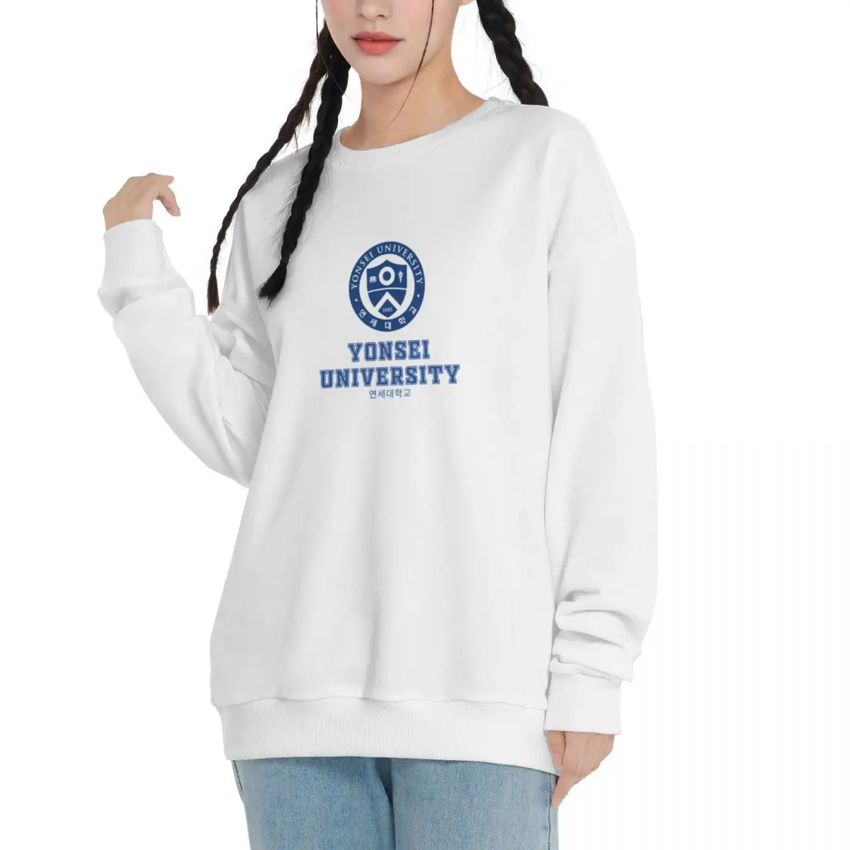 Yonsei University Sweatshirts tracksuit autumn jacket men designer clothes Sweatshirts For Women Men's
