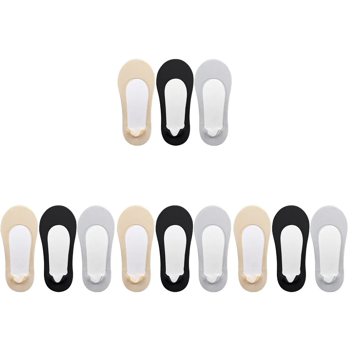 

12 Pairs Women Low Cut Socks No Show Socks Invisible No Show Socks for Girl