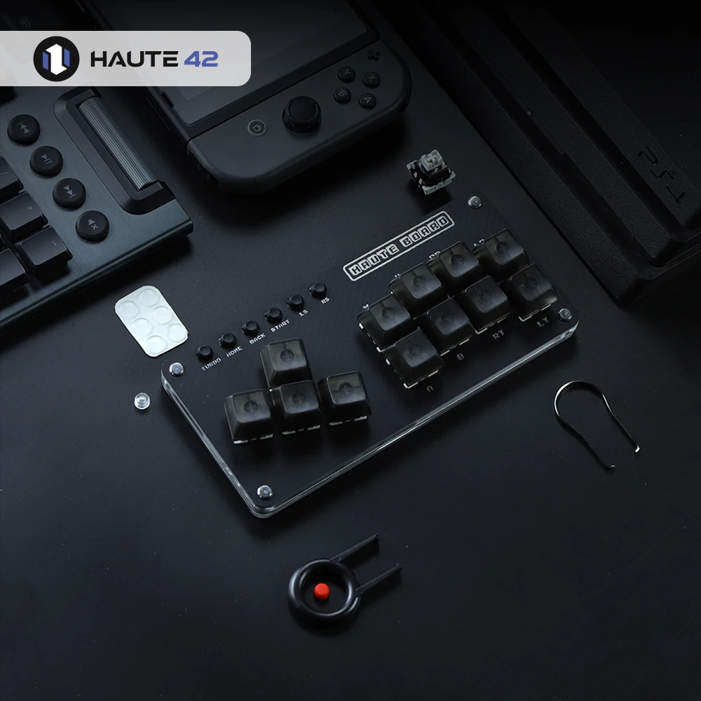 Haute42 Gamerfinger Hitbox gioco di combattimento Mini tastiera da gioco Arcade Fight Sticks per PC /Ps3/ Ps4 /Switch tastiera di controllo Hitbox
