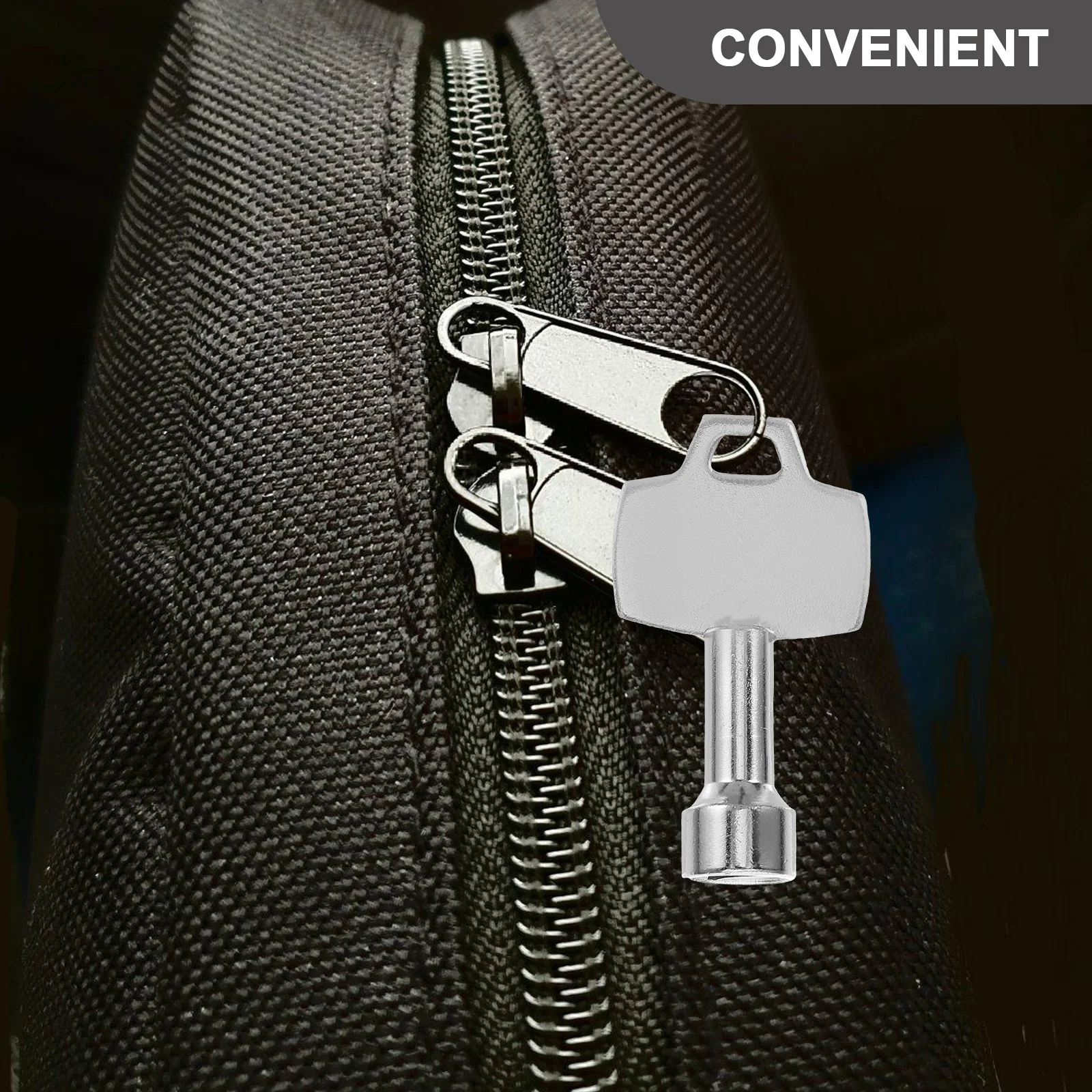 2 Pcs Trash Can Key Utility Keys for Garbage Triangular Lock Triangle Cabinet Spanner Elevator Door Trash Can Desktop Trash Can