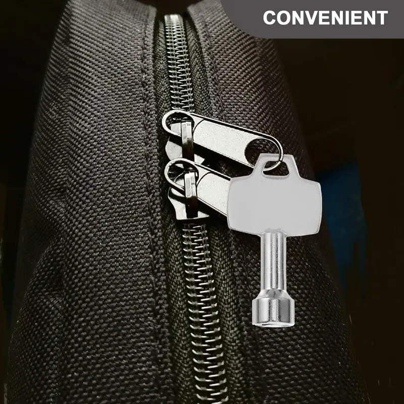 2 Pcs Trash Can Key Utility Keys for Garbage Triangular Lock Triangle Cabinet Spanner Elevator Door - Image 4