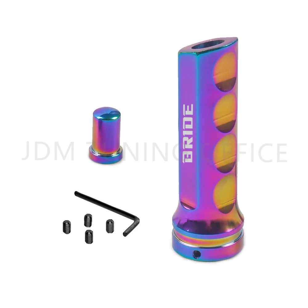 Bride Style Aluminium Hand Brake Sleeve Anti-Slip Decoration Handbrake Handle Protector Cover JDM Car Racing