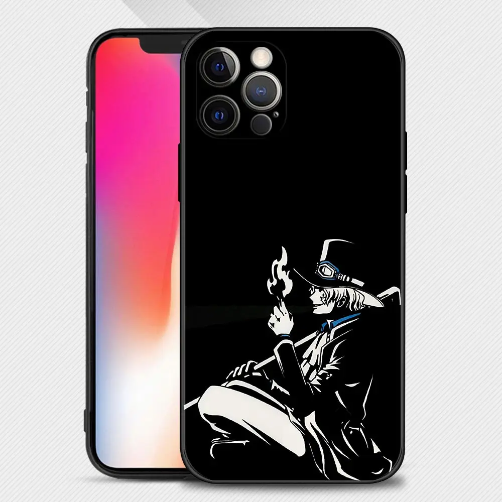 apple 13 pro max case One Piece Black Series Silicone Phone Case For iPhone 12 13 Mini 11 Pro Max 7 8 6 6S Plus XR X XS 5 5S SE 2020 Cover Fundas iphone 13 pro max cover