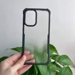 Enhanced Shockproof XUNDD Airbag Case with Laser Pattern & Camera Protection for OnePlus Ace 6 (Black)