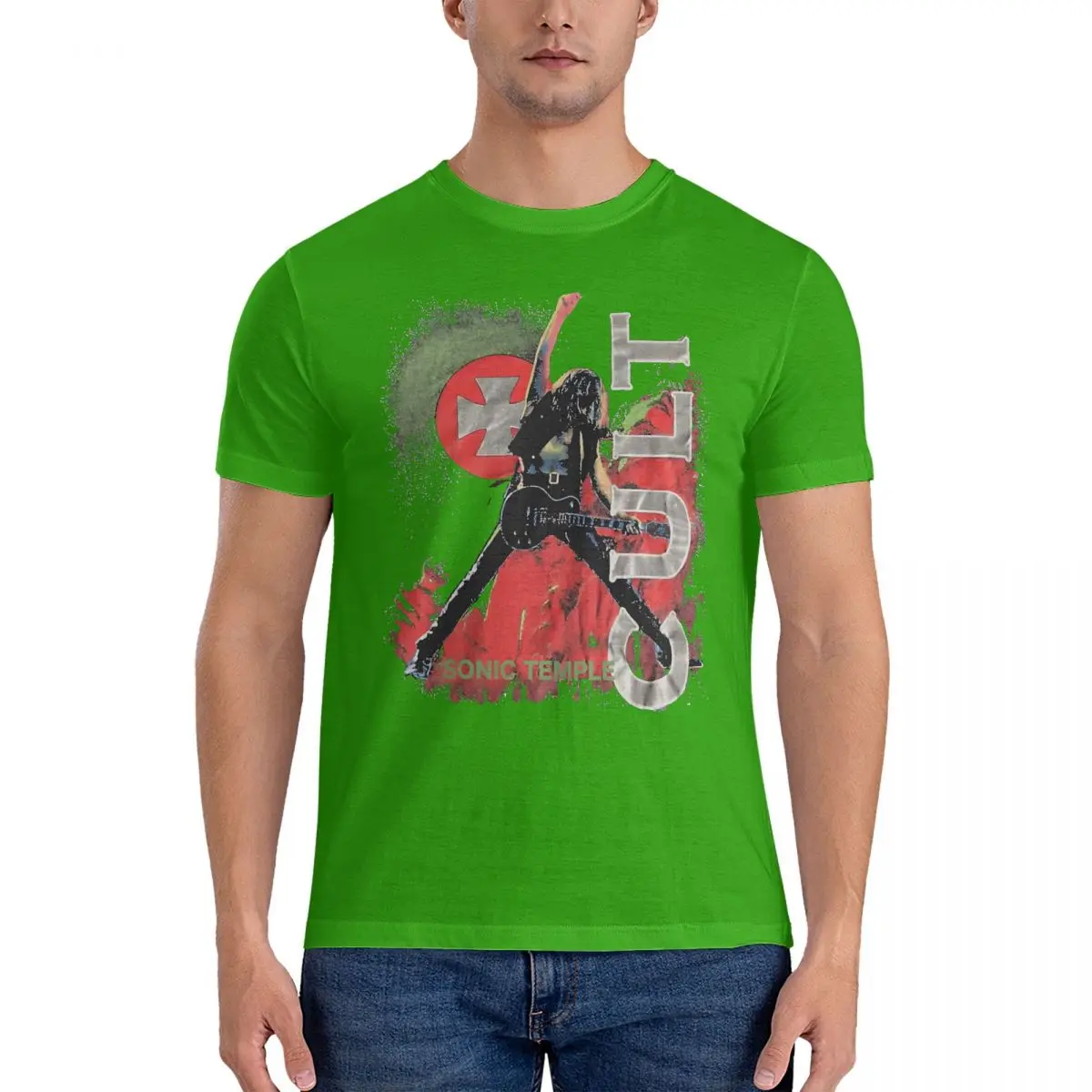 thumbnail image 1 of Camiseta de Sonic Temple Cult para hombre, camiseta de Death Metal, camiseta increíble, camiseta de manga corta con cuello redondo, 100 % algodón, recién llegada, camisetas, 1 of 5