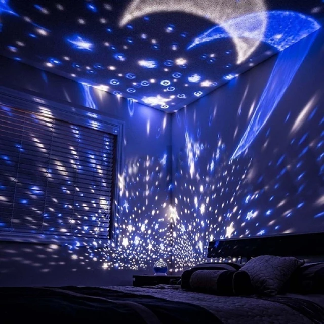 Galaxie Projektor Sternen himmel rotierend LED Nachtlicht Planetarium  Kinder Schlafzimmer Stern Nachtlichter Mondlicht Kinder Geschenk Lampe