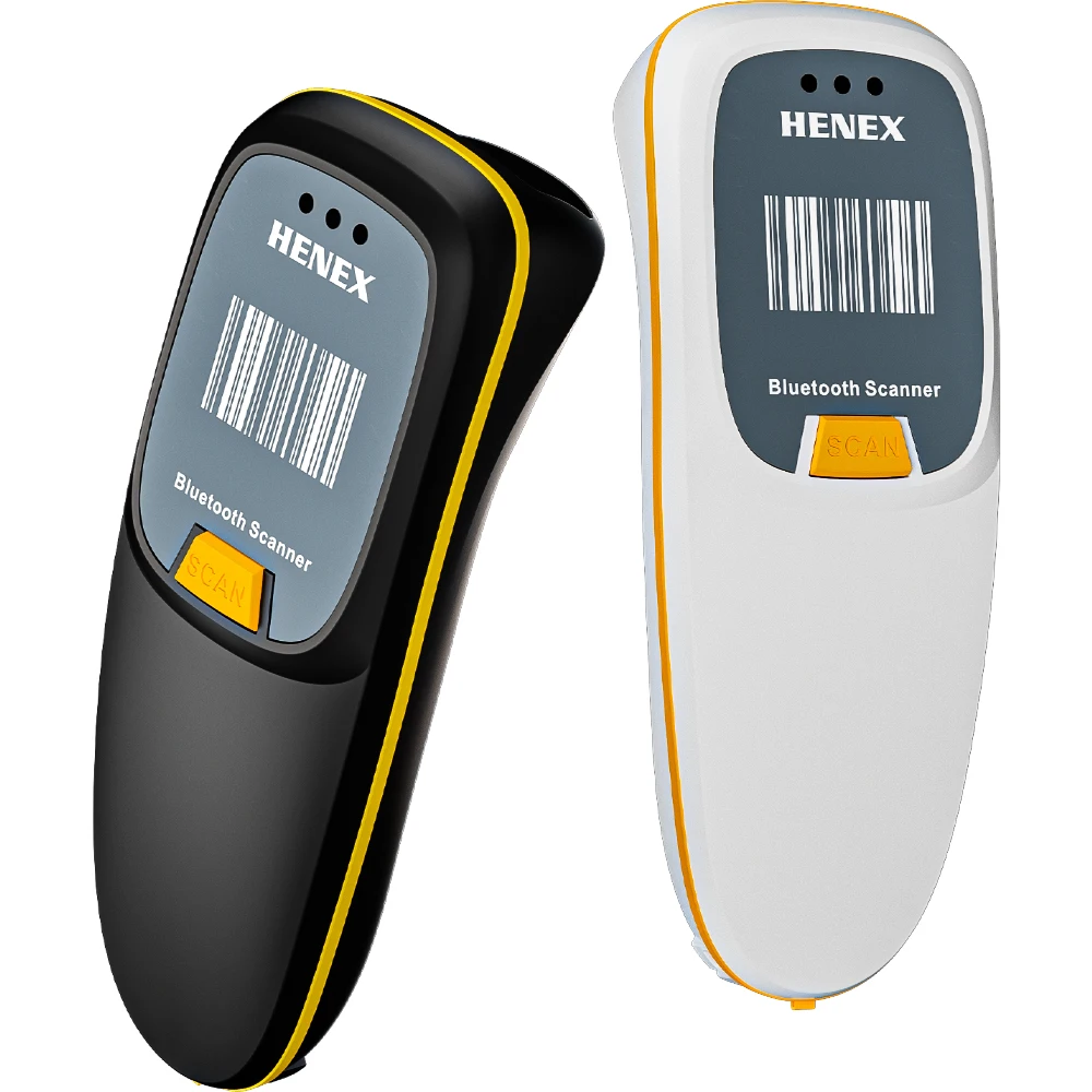 Henex 저렴한 가격 무선 2D 재고 창고 관리 스캐너, BT 및 USB 유선 및 2.4 무선 바코드 리더, 3 인 1, 1MP