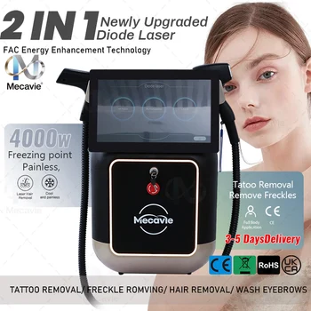 2026 New Technology Professional Soprano Diode Laser Hair Removal Machine 4 Wavelength For Permanent Hair & Tattoo Removal 1