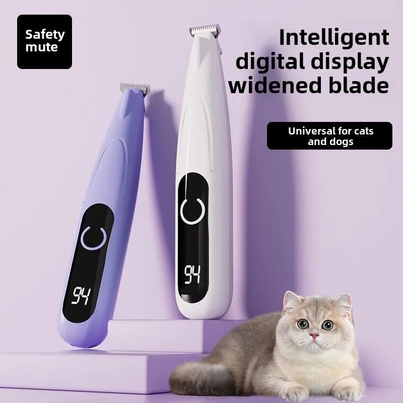 Dog and Cat Foot Shaver Charging LED Light Waterproof Foot Pet Electric Clipper Electric Fader