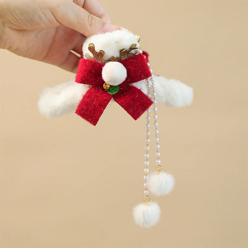 

1pcs Christmas Gift Hairpin Hair Claws Clip Hair Accessories Snowman Tree Hairpin Fur Shark Hair Clip Lovely Hairpins Ornament