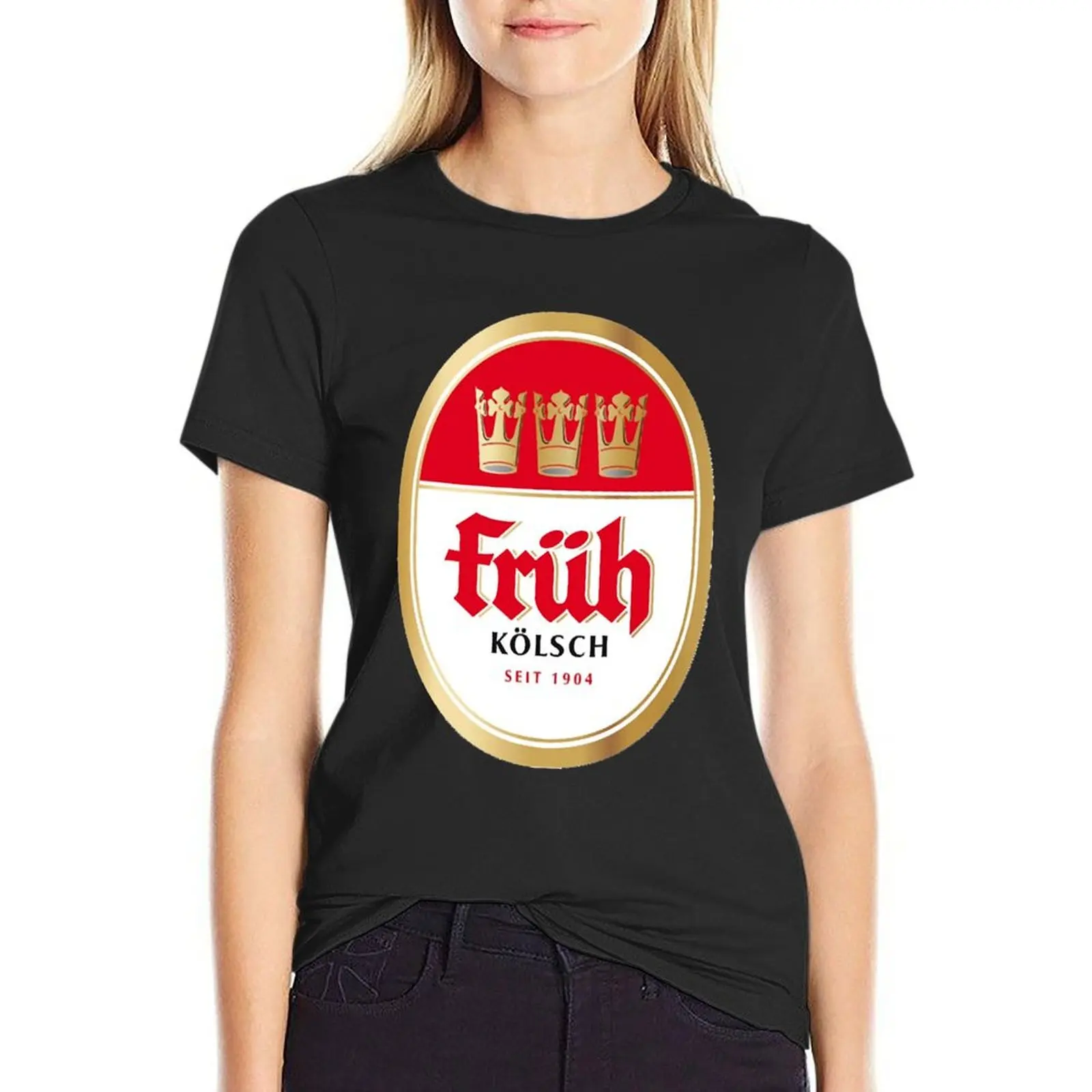 

Пивоварня Früh Klsch, местное пиво! Женское платье-футболка