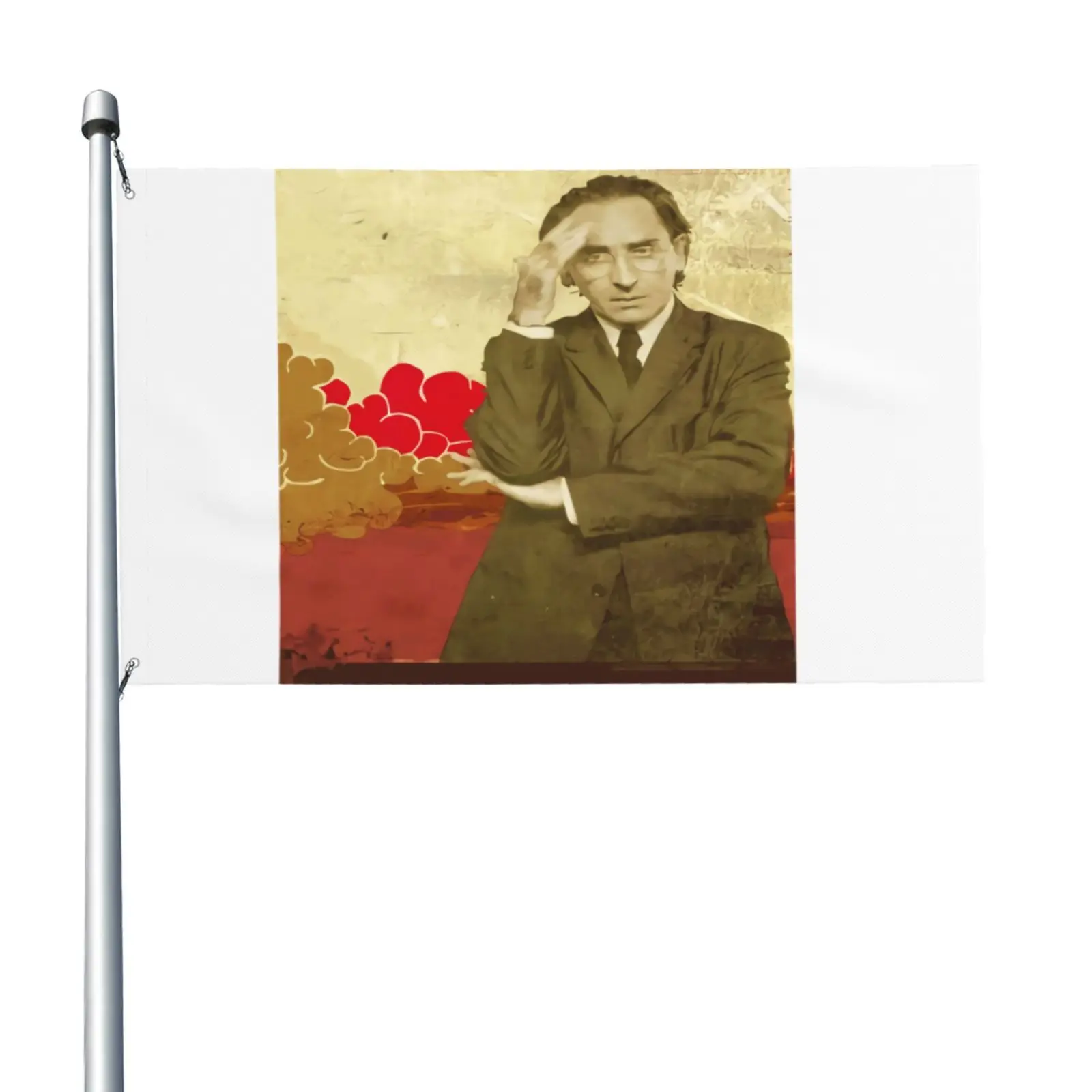 Franco Battiato Canmhore Nigeria Bandiera Bianca Bandiera Banner Sfilata Sport Passacavi Holiday Sport Art Decor