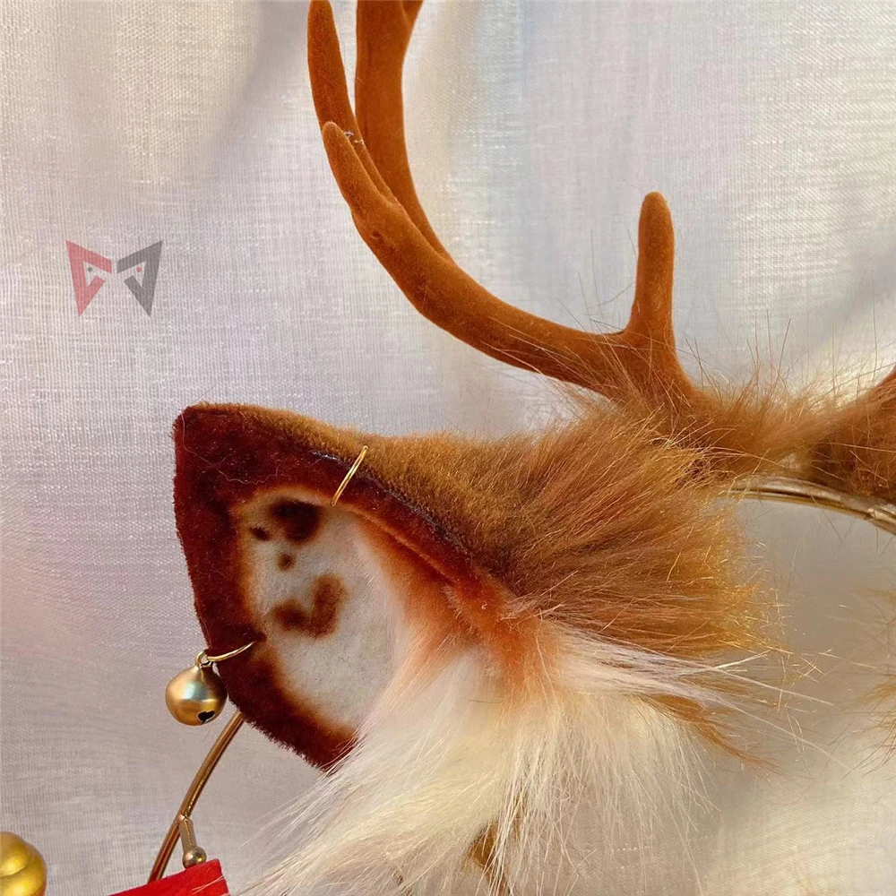 Serre-tête Rênes Noël / Cornes De Renne Marron / Cornes Cerf Marron / – La Maison Du Déguisement