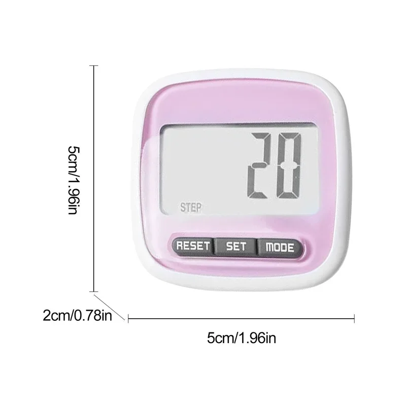 Walking Step Counter 3D Pedometer Waterproof Multi-functional Calories Counting LCD Display Fitness Equipments For Walking