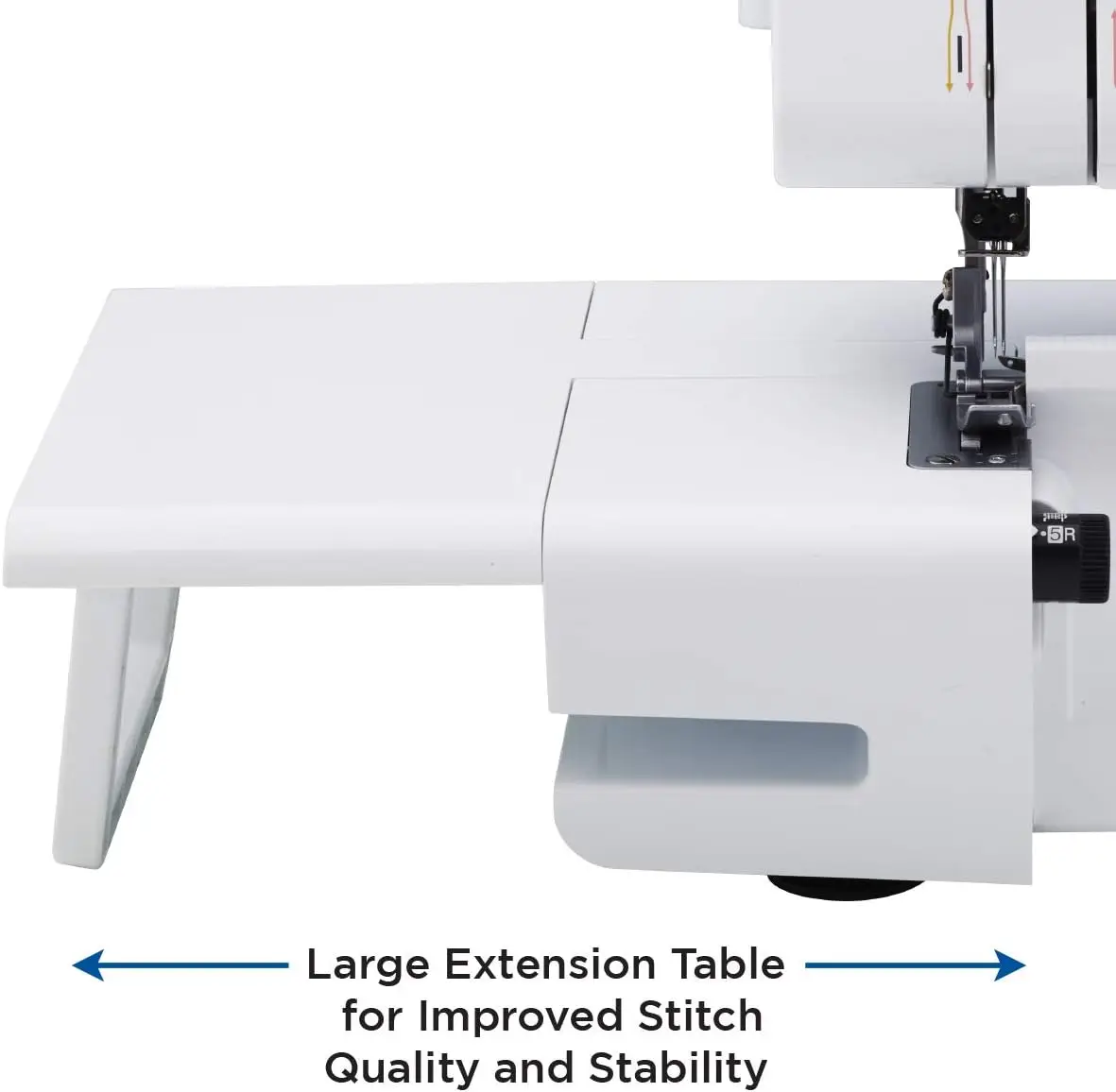 Serger, Strong & Tough Serger, 1,300 Stitches Per Minute, Durable Metal Frame Overlock Machine