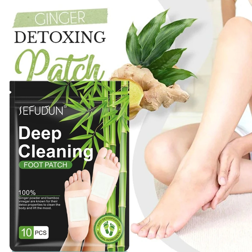 Detox Foot Patch Bamboo Detox Foot Pads With Adhersive Foot Care Tool Improve Sleep Slimming