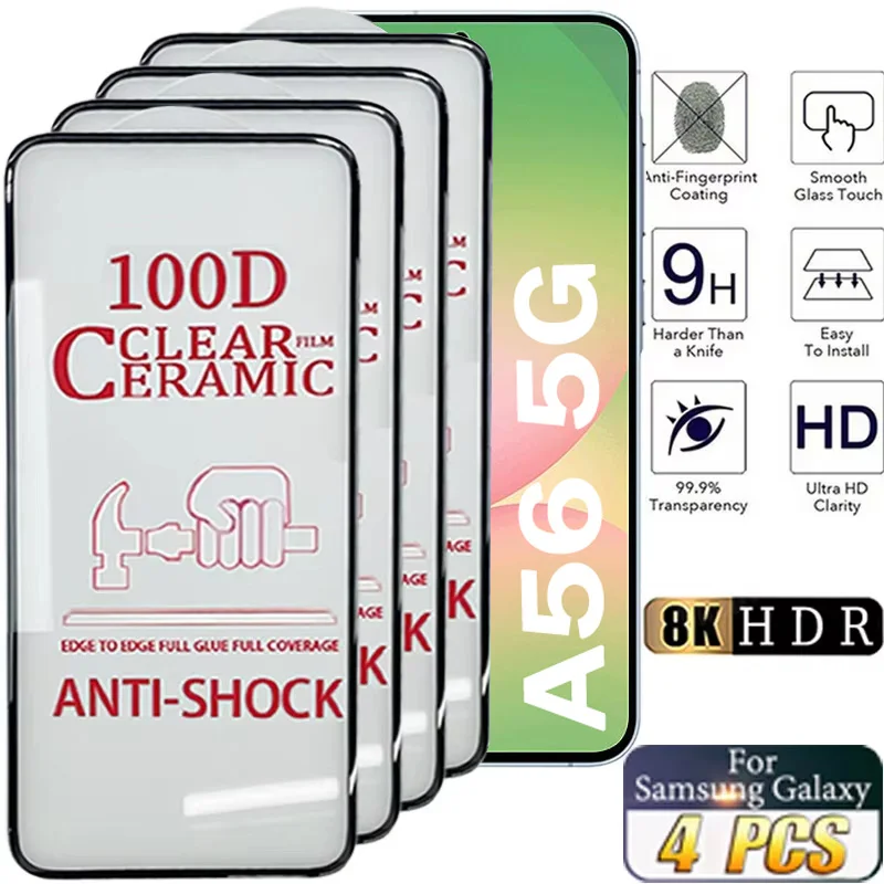 4-Pack Universal Screen Protector Ceramic Film