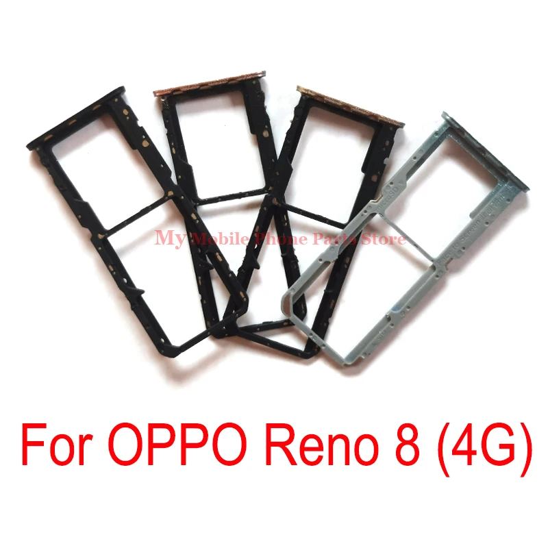 

New Sim Card Tray For OPPO Reno 8 4G Sim SD Card Tray Holder Slot Reader Adapter Replacements Simtray For OPPO Reno 8 4G