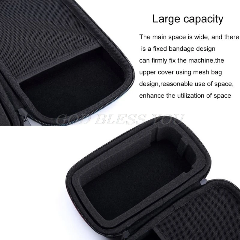 Hard Shockproof Multimeter Carrying Case Bag for Fluke 117 115 F117C F17B+ F115C Cover Carry EVA Protective Box Drop Ship tool pouch belt