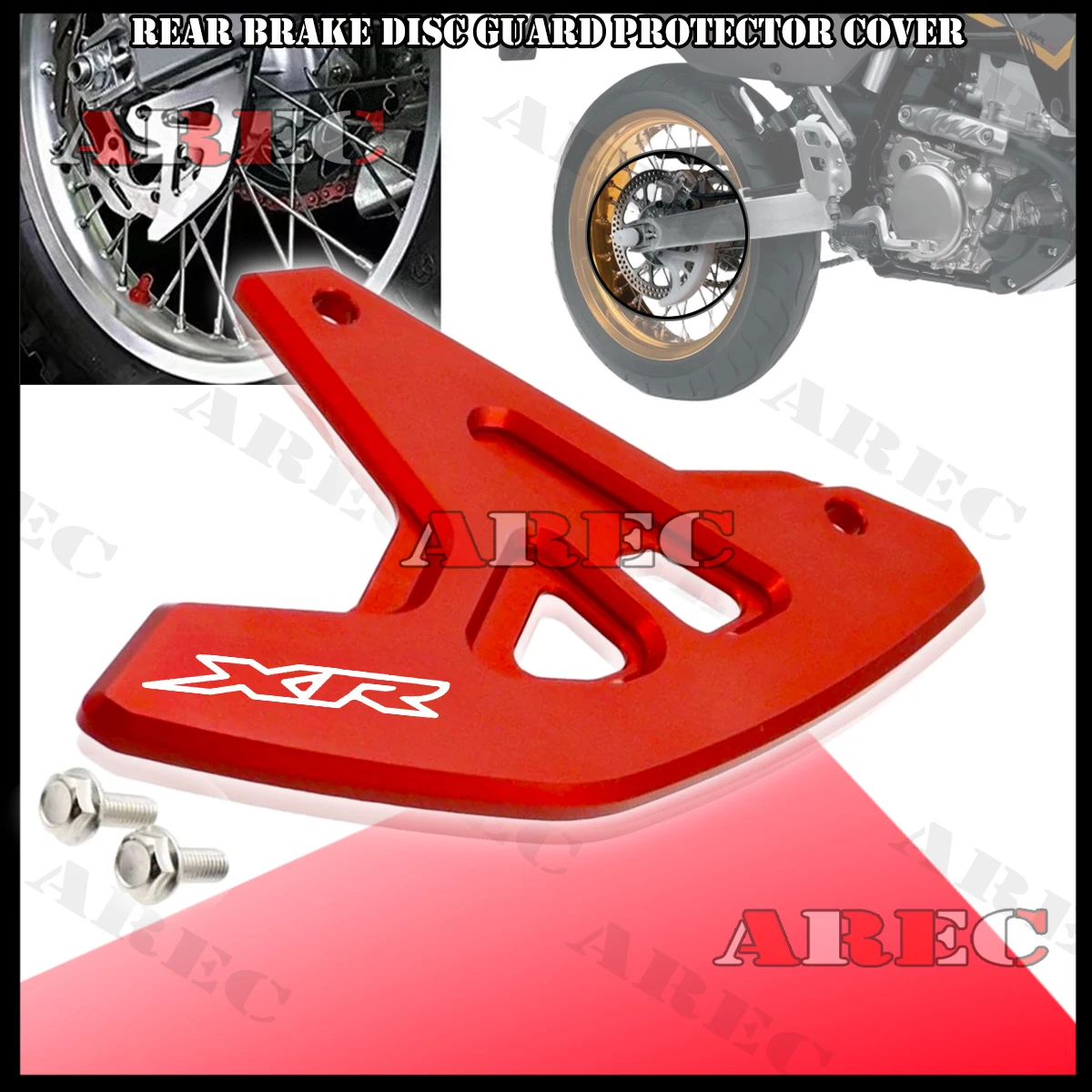 Xr650r Decal XR Logo Rear Brake Disc Guard Cover For Honda XR650L