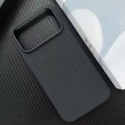 Fashion Color Block Carbon Fiber Texture Shockproof Case - Anti - Fingerprint Slim Bumper Cover - POCO F9 Ultra (Fine Stripe Black)