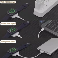 Chargeur rapide magnétique sans fil, Apple Watch Series 9, 8, 7, 6, 5, SE, Type C, L, Câble de conversion, IWatch Series 6, 5, 3, 2, 1 4