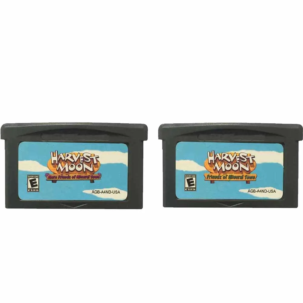 GBA Game Cartridge Harvest Moon Series 32 Bit Video Game Console