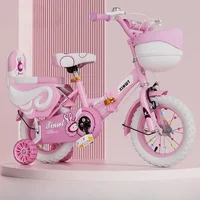 2-9 ans vélos pour enfants garçons filles vélo pliant Flash roue auxiliaire vélos réglables rose 3