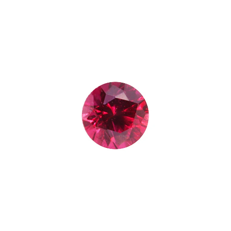 

Natural Ruby Factory Direct Supply Round Plain Cut 1.0mm Can Be Inlaid Ring Earring Necklace Loose Gemstone