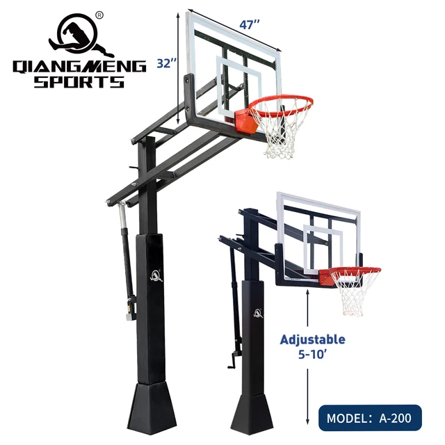 Tabela de Basquete PRO 47" com Estrutura Pé Direito (Unidade) - Imagem 4