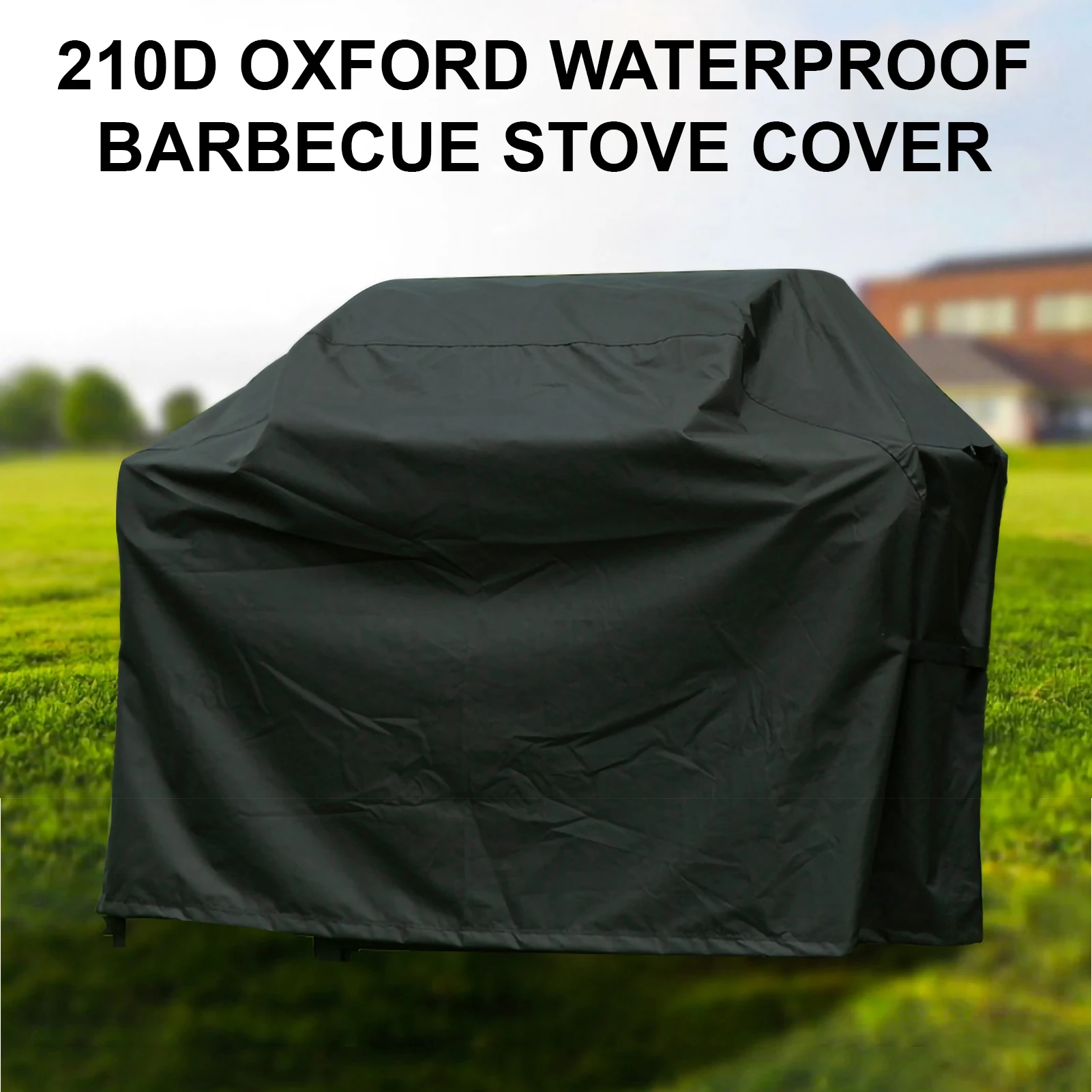 

Bbq Grill Cover 210D Oxford Outdoor Barbecue Bbq Covers Heavy Duty Waterproof Dust-Proof Protective Cover Kitchen Accessories