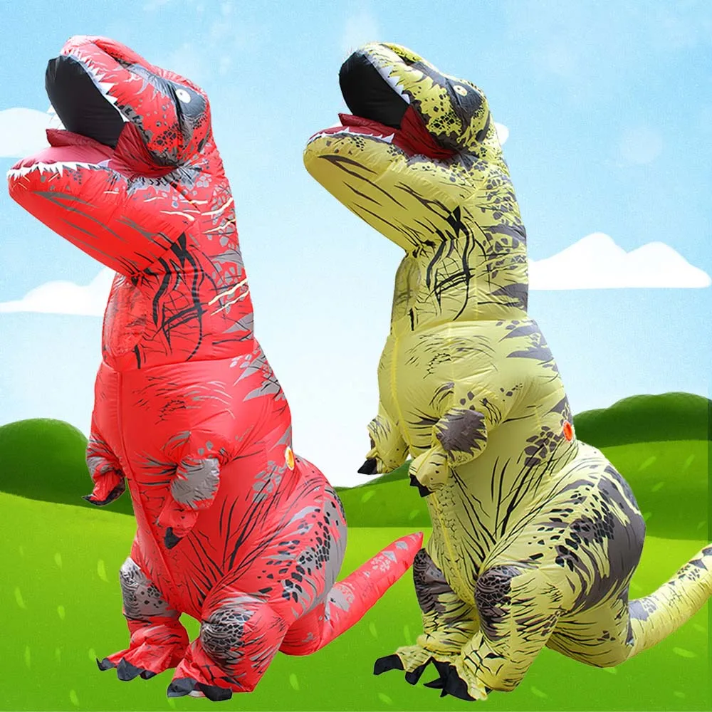 FXICH Costume de dinosaure gonflable pour adulte,Costume de dinosaure pour  Halloween : : Jeux et Jouets