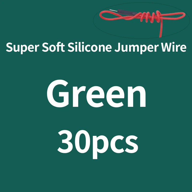 Super Soft Silicone Jumper Wire Set - Solderless Flexible Connectors