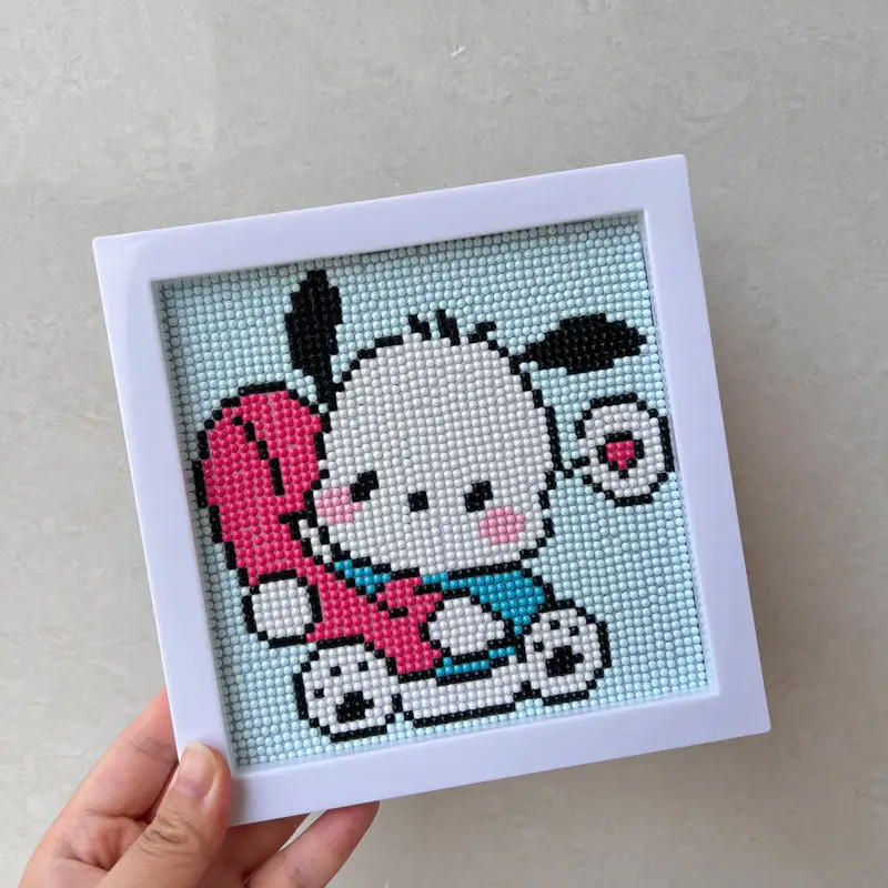 Kawaii Hello Kitty Kuromi Melody Cinnamoroll Diamond Painting Kit Cartoon  Pachacco 5d Diy Children Room Decor Handwork Toys Gift - Animation  Derivatives/peripheral Products - AliExpress