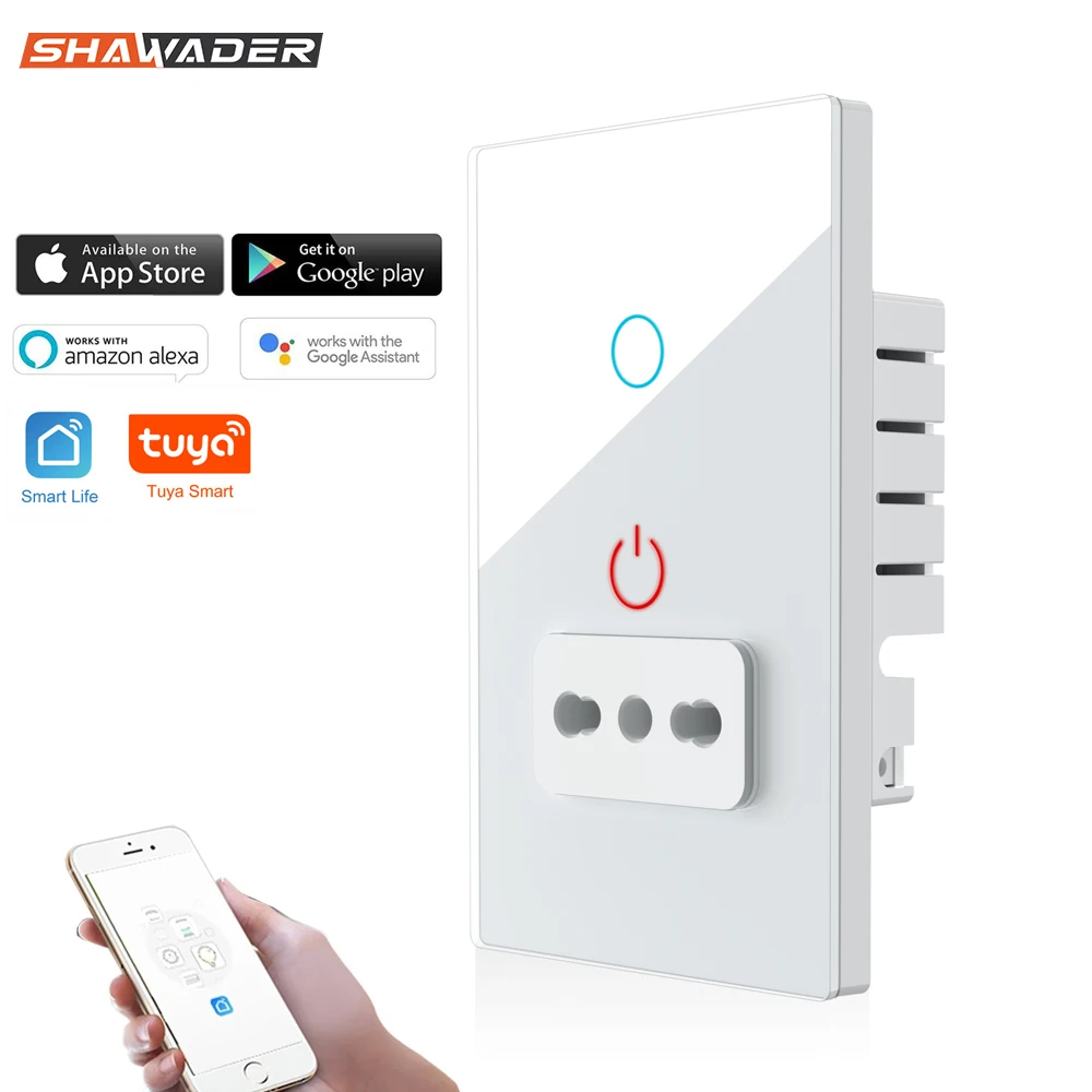 Tuya Wifi Smart Italy interruttore della luce EU Chile presa a muro tuya-wifi-smart-italy-interruttore-della-luce-eu-chile-presa-a-muro