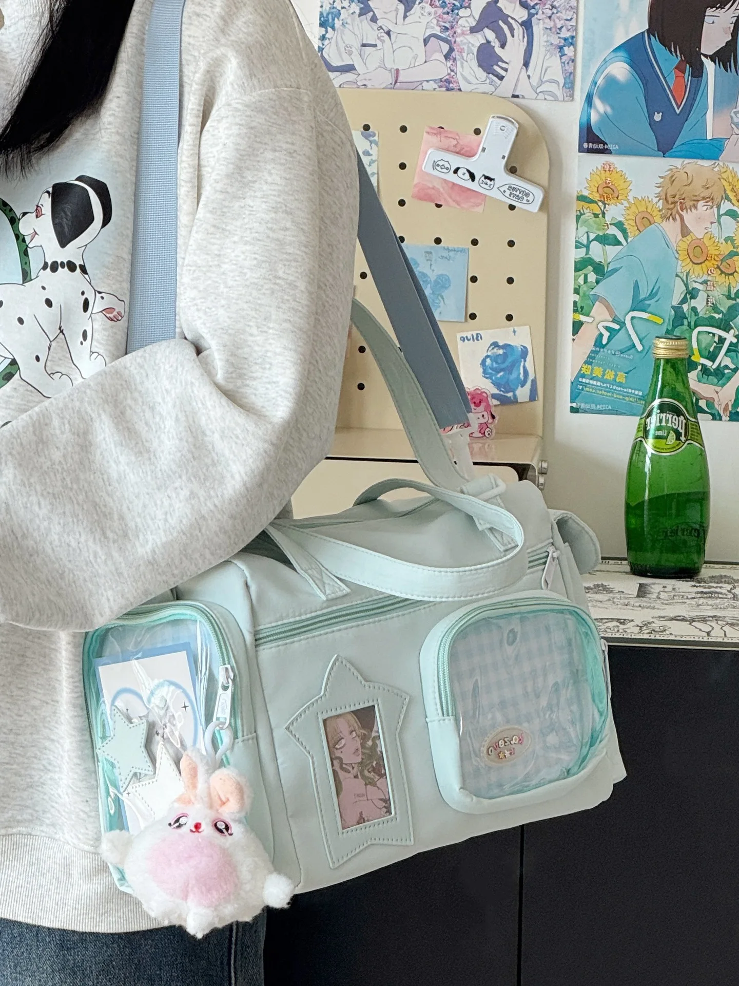 Large Capacity Versatile Shoulder Bag For Women Kawaii Style_voghion.com