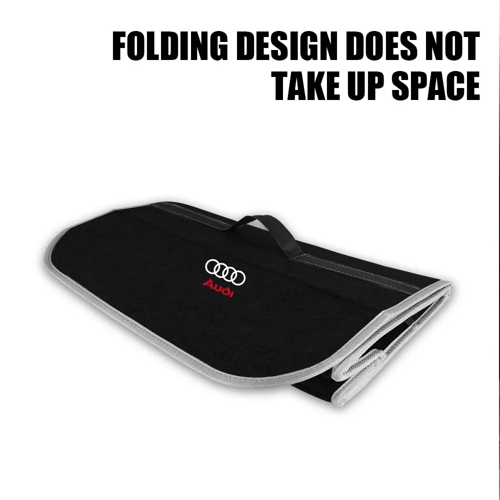 Storage Bag For Audi S Line A3 A1 A4 B8 B7 A6 C7 A5 A7 A8 A2 Q2 Q3 Q5 Q7 TT RS Car Folding Travel Tidying Box Trunk Tools Case