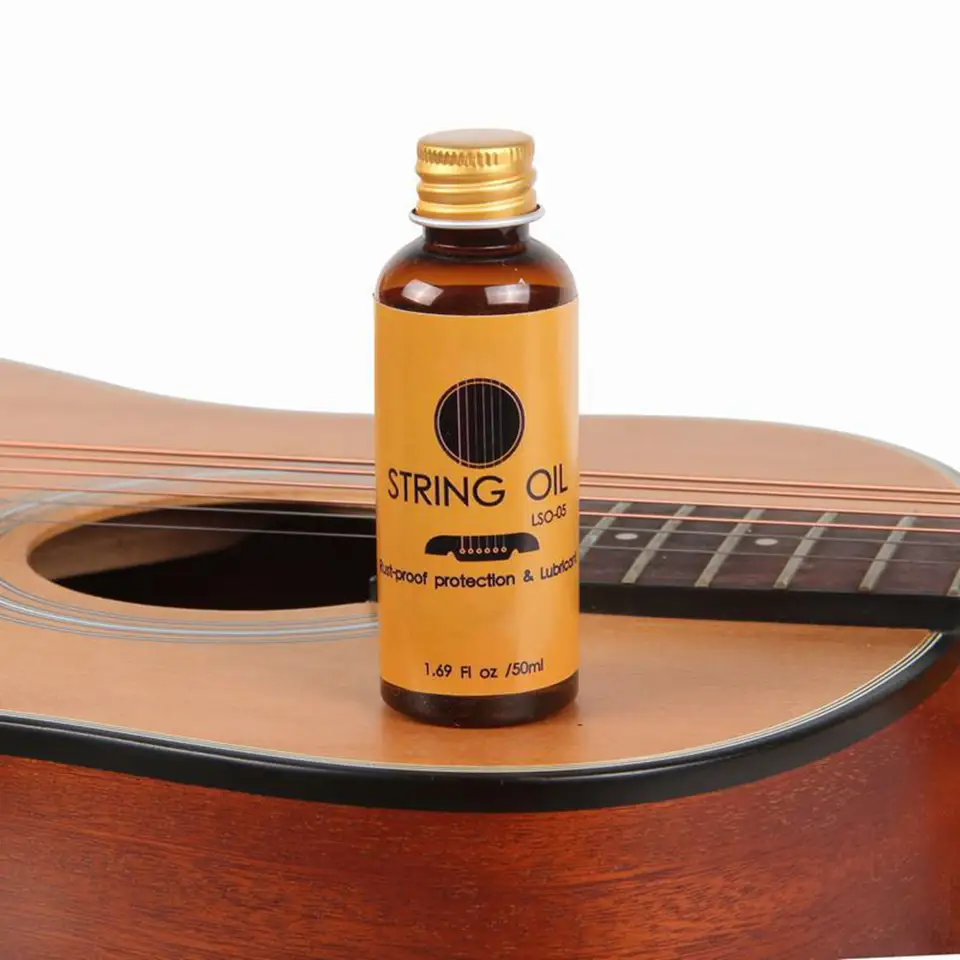 Soins Touches Guitare Huile De Citron Pour Guitare - Soin Et Nettoyage Professionnel Des Touches Et Cordes 80ml Nettoyant Guitare Bois