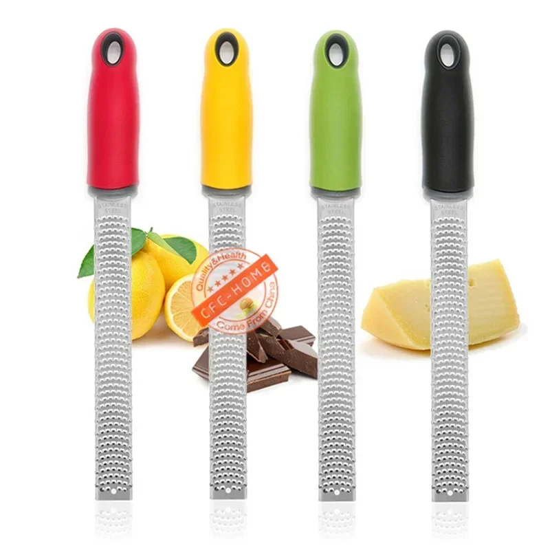 Lemon Zester Grater Multipurpose Cheese Grater Citrus Zester Parmesan Lemon Ginger Garlic Chocolate
