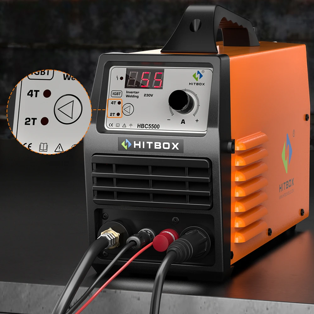 HITBOX HBC5500 Plasma Cutter Welding Machine Fit 0.1-13mm Aluminum Copper Carbon Galvanized Stainless Steel For Soldering Tool 2