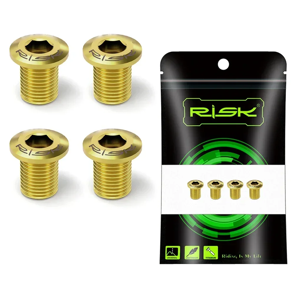 M8 10mm Titanium Alloy Chainring Bolt Set for UT68000 R80000 DA90000 Road Biking Needs