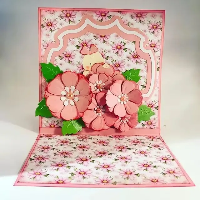 8pcs 꽃 봄 잎 금속 절단 다이 스텐실 스크랩북 사진 앨범 카드 종이 엠보싱 DIY