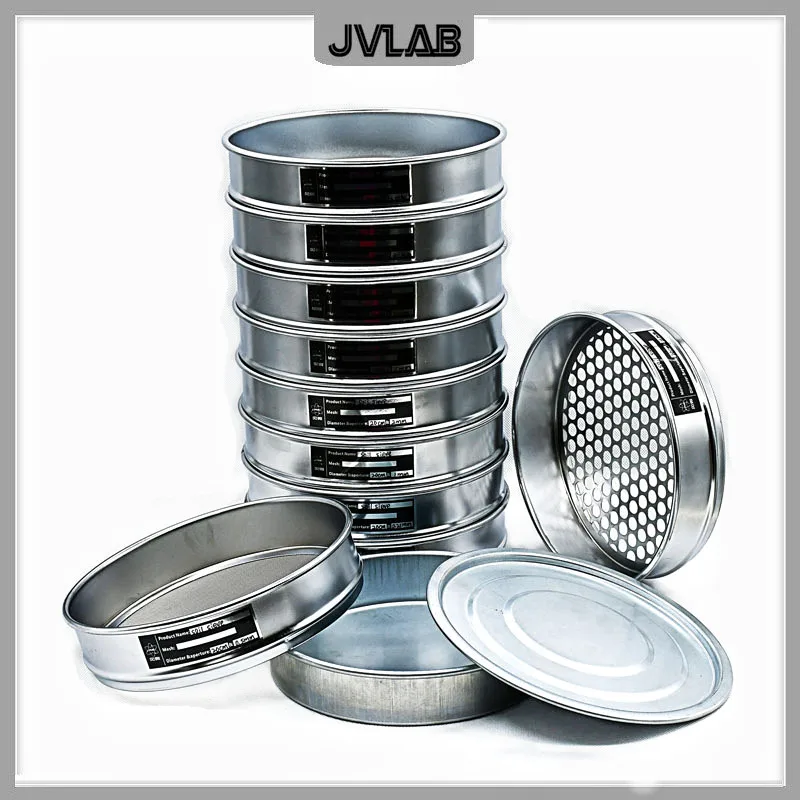 Soil Sieve Set Lab Standard Test Sieve Horticultural Round Hole Sample