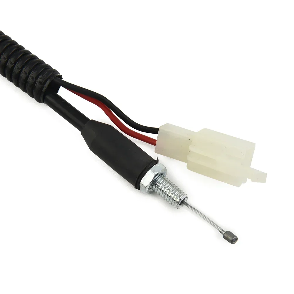 Replacement Throttle Cable Handle Trigger Switch Orange for Multi Tool Brush Cutter with 26mm Pipe (Includes 1 Switch)
