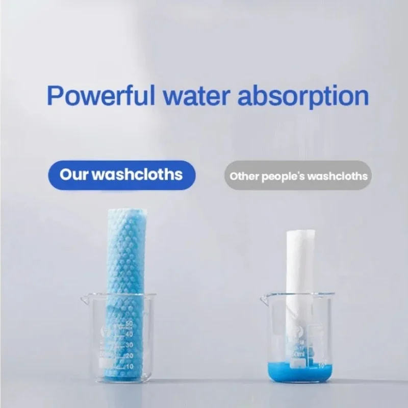 30 Asciugamani Compressi In Cotone - Monouso, Per Viaggi E Sport