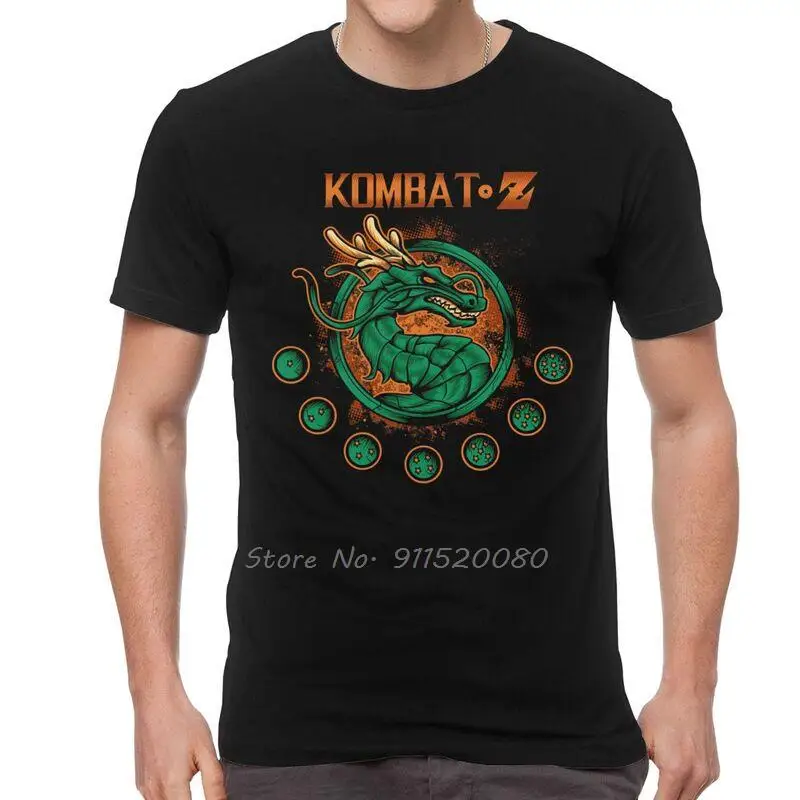 Mortal Kombat T Shirt Men Short Sleeve Cotton T-shirts Retro Hellfire